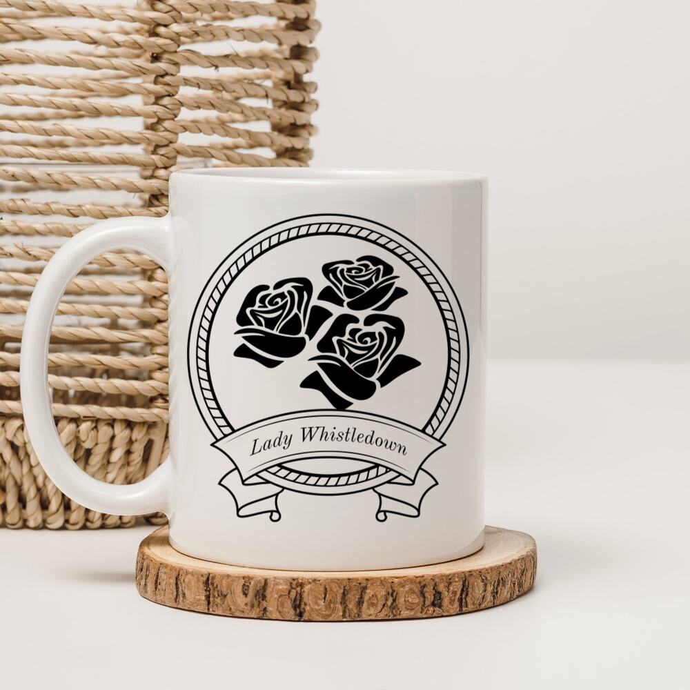 Bridgerton 15 oz Coffee Mug TV Show Lady Whistledown Society Papers 03